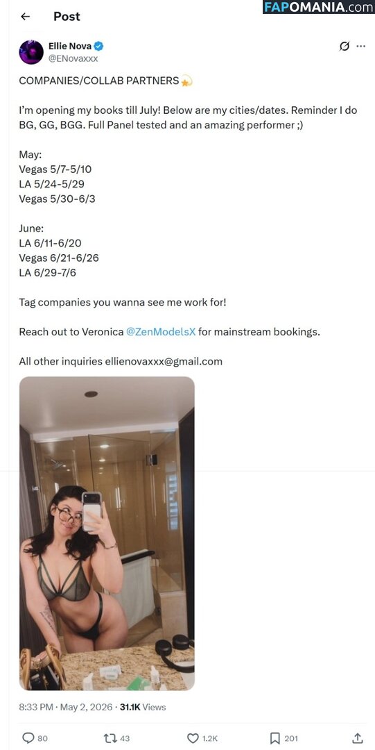 Ellie Nova / SlayherJax / ellienovaxx / ellienovaxxx / ellienovaxxx - Nahý OnlyFans  Uniklá fotka #4