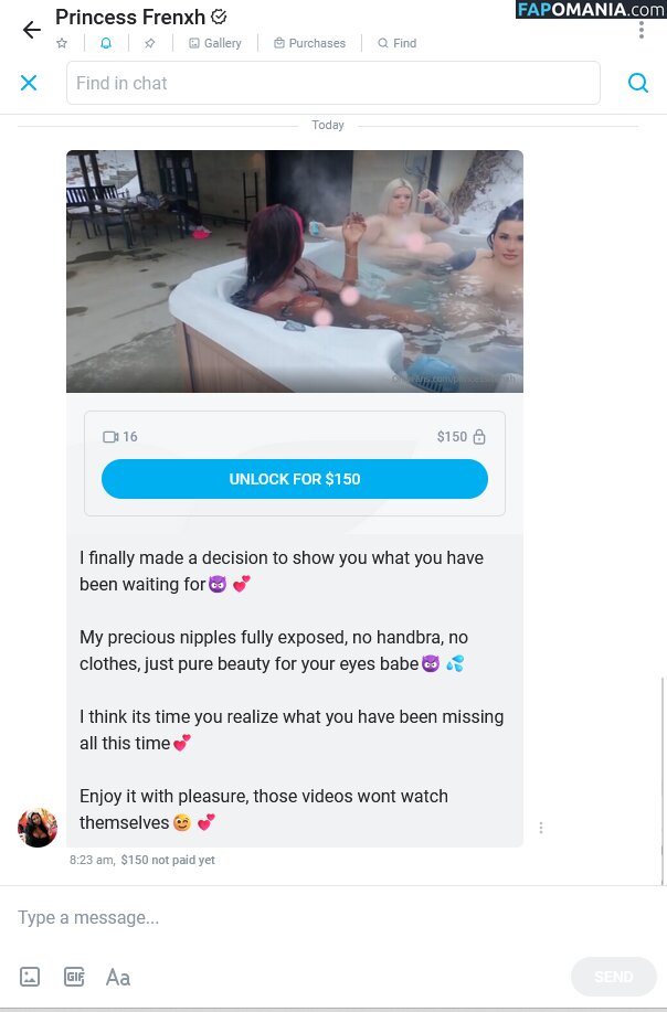 PrincessFrenxh / princesssfrenxh Nahý OnlyFans  Uniklá fotka #1