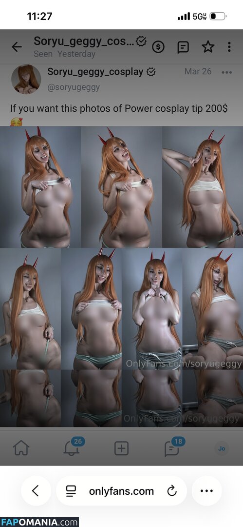 Eugenia Haruno / Soryu Geggy Cosplay / Soryugeggycosplay / soryu_geggy_cosplay / soryugeggy Nahý OnlyFans  Uniklá fotka #261